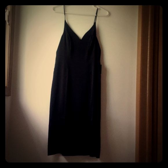 Express Dresses & Skirts - Express Black slip midi dress